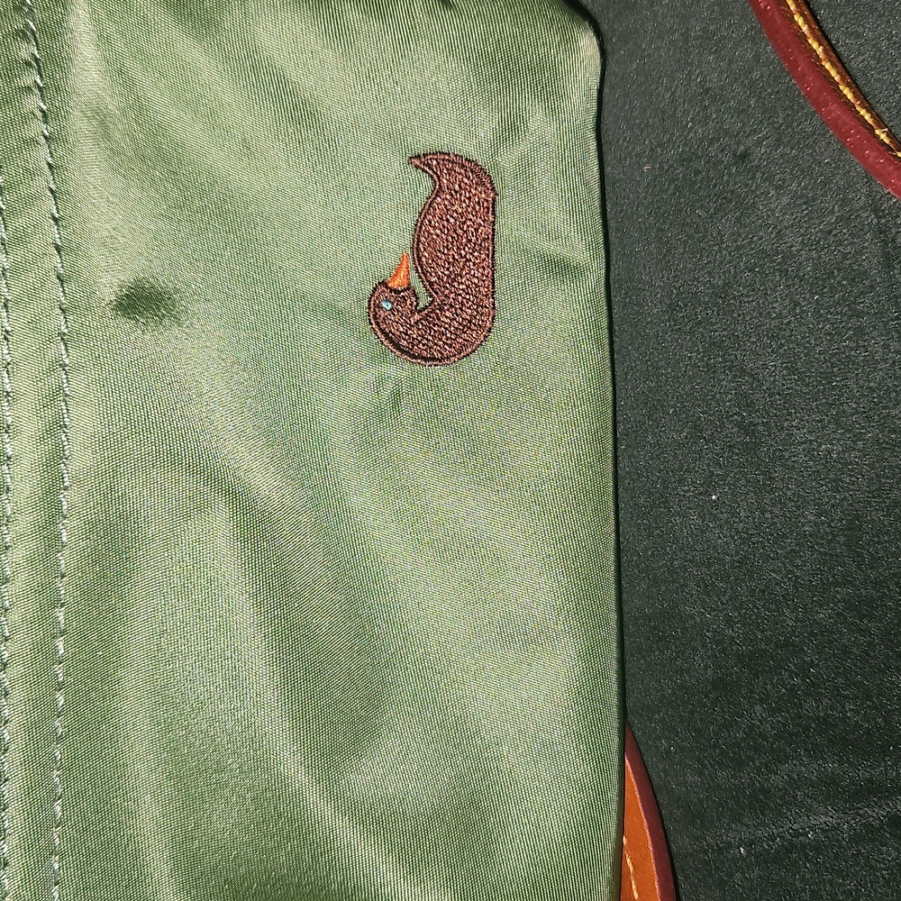 Dooney & Bourke Green and Brown Crossbody Bag - Picture 2 of 5